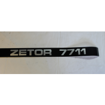 Zetor - Schlepperbezeichnung - Aufkleber - Zetor 7711 - rechts     6211-9302