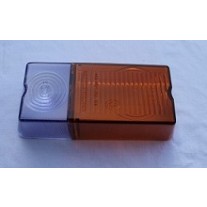 Zetor - Lichtscheibe - Deckglas - Blinklichtabdeckung - kleine Ausführung - links       93-1878