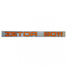 Zetor Beschriftung - Aufkleber - Sticker - rechts - " ZETOR 8011 " 80.802.001 Ersatzteile » Agrapoint