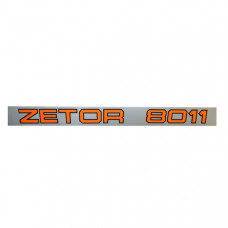 Zetor Beschriftung - Aufkleber - Sticker - links - " ZETOR 8011 " 80.802.002 Ersatzteile » Agrapoint