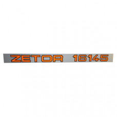 Zetor Beschriftung - Aufkleber - Sticker - links - " ZETOR 16145 " 89.805.002 Ersatzteile » Agrapoint