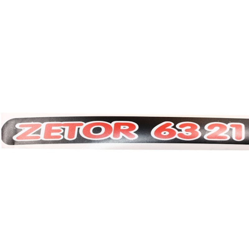 Zetor Schlepperbezeichnung Aufkleber " 6321 ZETOR " 53.802.003 Ersatzteile » Agrapoint