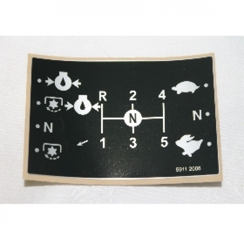 Zetor UR1 Aufkleber Schaltschema 59112006 Ersatzteile » Agrapoint