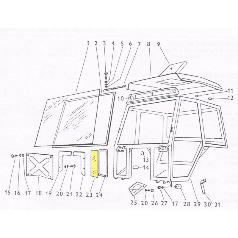 Zetor UR1 Glasscheibe 59117938 Ersatzteile » Agrapoint