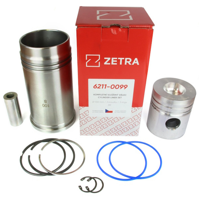 Zetor Kolben-Laufbuchsen-Zylinder-Satz - 100/3 - Motor 62110099 Ersatzteile » Agrapoint