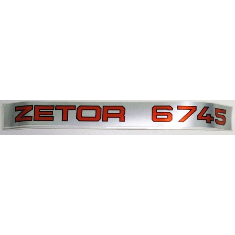 Zetor Schlepperbezeichnung Aufkleber 67455301 Ersatzteile » Agrapoint