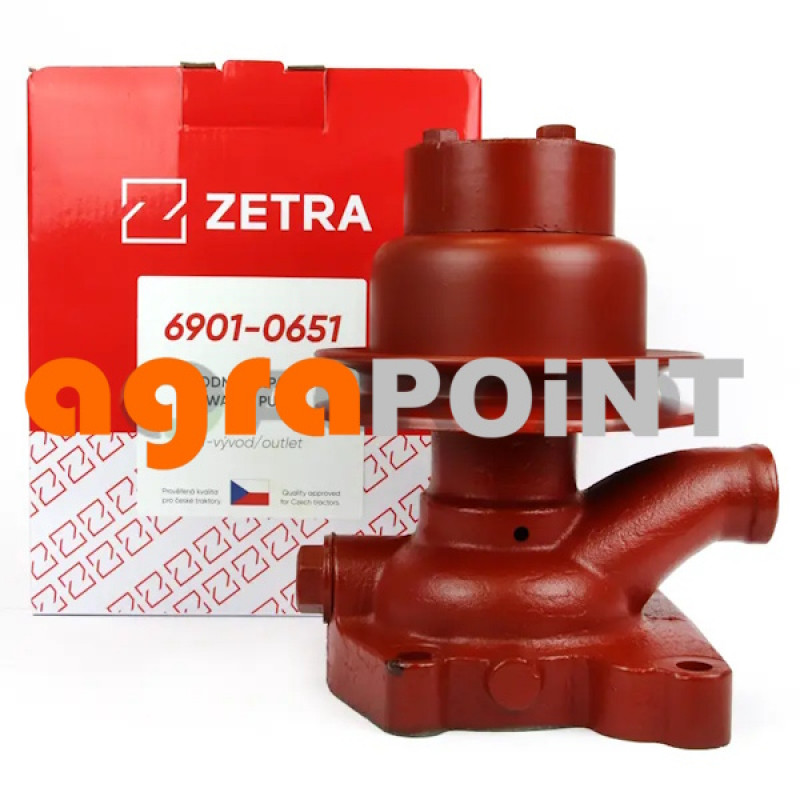 Zetor Wasserpumpe - 1-Schlauchanschluss - Kühlsystem 69010651 Ersatzteile » Agrapoint 