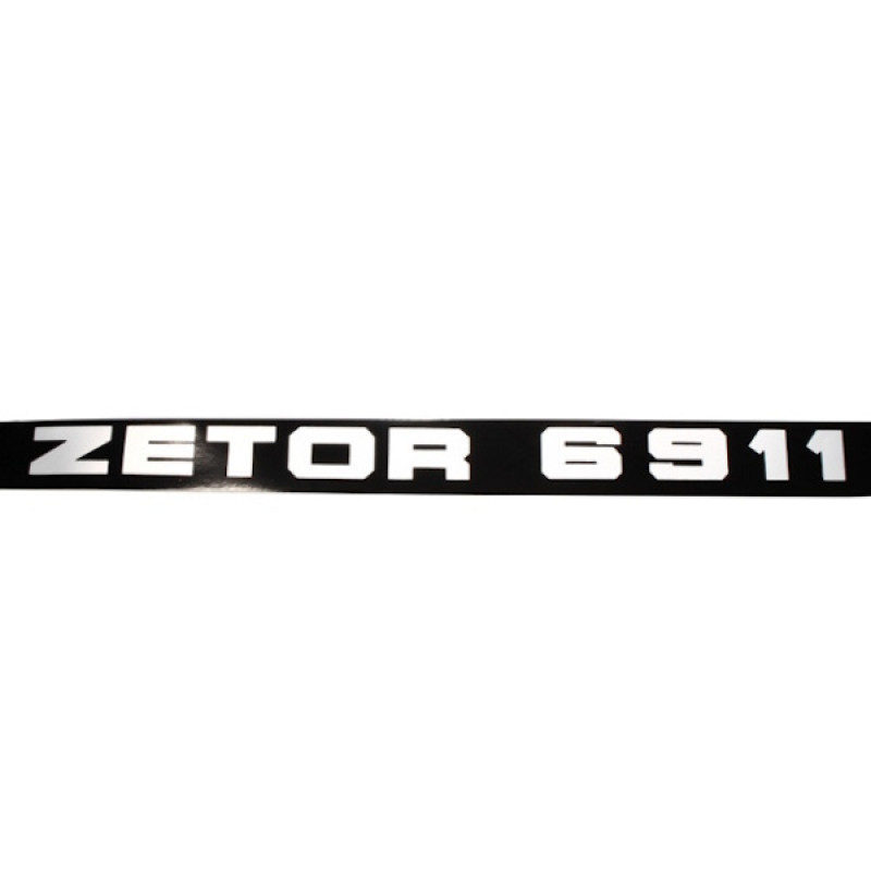 Zetor Schlepperbezeichnung - Aufkleber - Sticker - ZETOR 6911 - links 69115307 Ersatzteile » Agrapoint 
