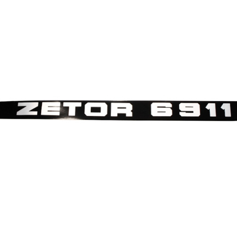 Zetor Schlepperbezeichnung - Aufkleber - Sticker - ZETOR 6911 - rechts 69115308 Ersatzteile » Agrapoint 