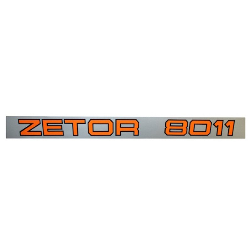 Zetor Beschriftung - Aufkleber - Sticker - rechts - " ZETOR 8011 " 80.802.001 Ersatzteile » Agrapoint