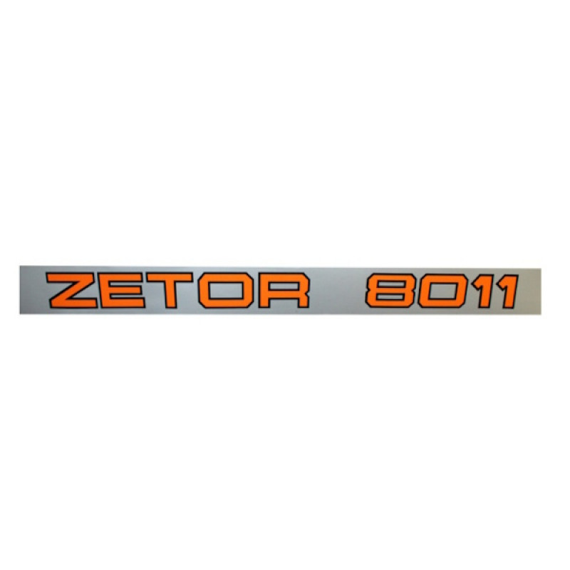 Zetor Beschriftung - Aufkleber - Sticker - links - " ZETOR 8011 " 80.802.002 Ersatzteile » Agrapoint