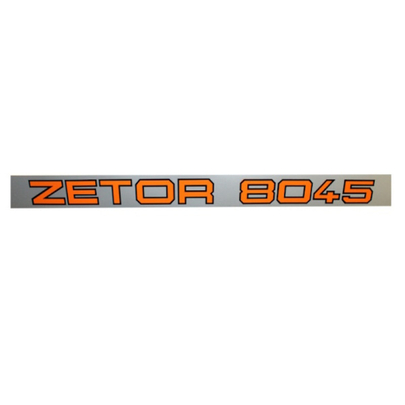 Zetor Beschriftung - Aufkleber - Sticker - rechts - " ZETOR 8045 " 80.803.001 Ersatzteile » Agrapoint
