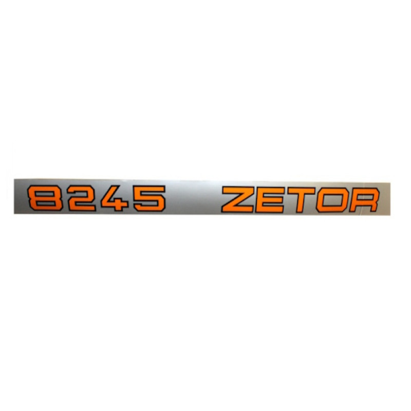 Zetor Beschriftung - Aufkleber - Sticker - rechts - " ZETOR 8245 " 80.805.501 Ersatzteile » Agrapoint