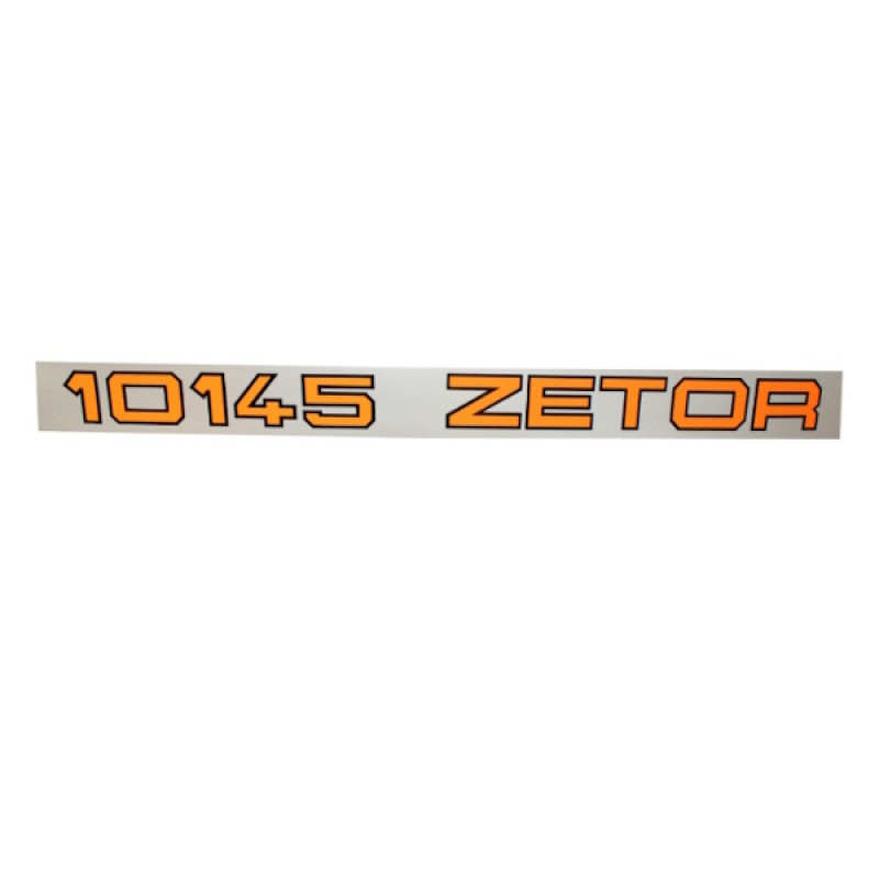 Zetor Beschriftung - Aufkleber - Sticker - rechts - " ZETOR 10145 " 83.805.001 Ersatzteile » Agrapoint