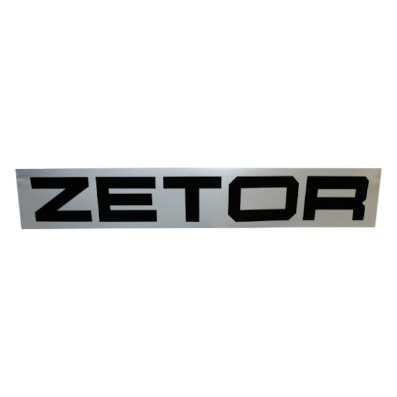 Zetor Beschriftung - Aufkleber - Sticker - vorn - " ZETOR " 84.804.001 Ersatzteile » Agrapoint