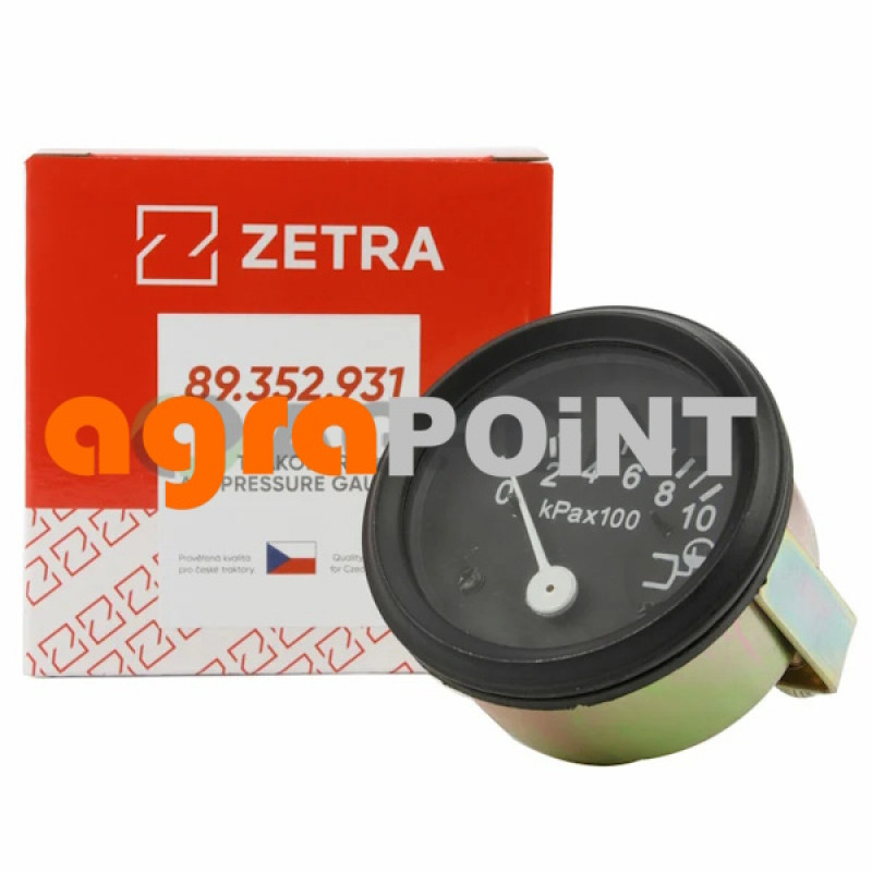 Zetor Luftdruckanzeige - Armaturenbrett 89.352.931 55115707 80.350.931 Ersatzteile » Agrapoint 
