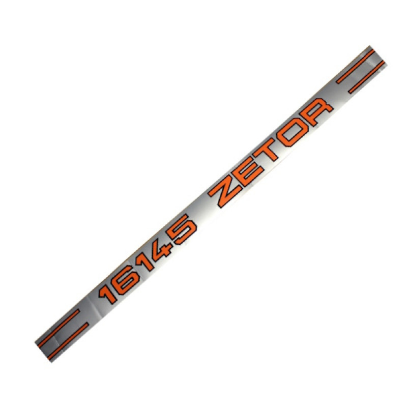 Zetor Beschriftung - Aufkleber - Sticker - rechts - " ZETOR 16145 " 89.805.001 Ersatzteile » Agrapoint