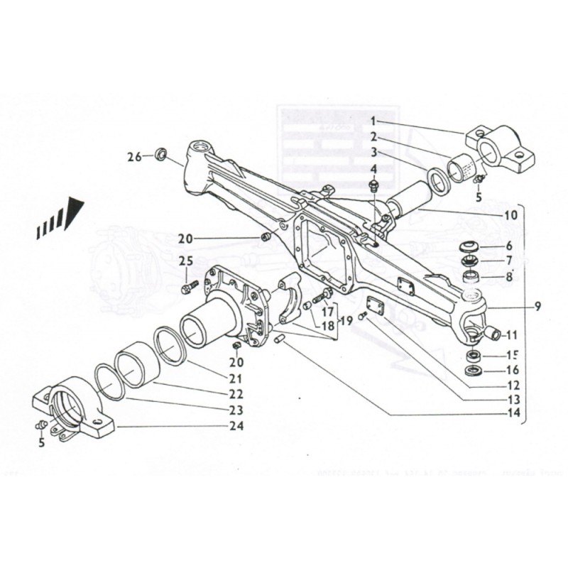 Zetor Carraro Vorderachse Bolzen 930110 Ersatzteile » Agrapoint
