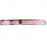 Zetor Schlepperbezeichnung Aufkleber " 5341 ZETOR " 53.802.018  Ersatzteile » Agrapoint