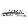 Zetor Schlepperbezeichnung - Aufkleber - Sticker - " ZETOR 8441 PROXIMA " - links 54.802.006 Ersatzteile » Agrapoint 