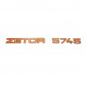 Zetor UR1 Schlepperbezeichnung Aufkleber 57185301 Ersatzteile » Agrapoint
