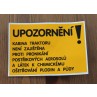 Zetor UR1 Aufkleber Warnschild 59116686 Ersatzteile » Agrapoint