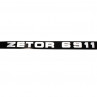 Zetor Schlepperbezeichnung - Aufkleber - Sticker - ZETOR 6911 - rechts 69115308 Ersatzteile » Agrapoint 
