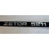 Zetor UR1 Schlepperbezeichnung Aufkleber 70115323 Ersatzteile » Agrapoint 