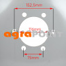 Zetor Scheibenrad Felge 5,5x20 80.205.901 78.258.901 S96.7504 Ersatzteile » Agrapoint