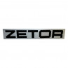 Zetor Beschriftung - Aufkleber - Sticker - vorn - " ZETOR " 84.804.001 Ersatzteile » Agrapoint