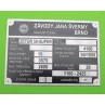 Zetor 50super Fabriktypenschild S105.0001 Ersatzteile » Agrapoint